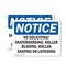 Signmission No Soliciting Skateboarding Roller Blading OSHA Notice Sign, Vinyl Decal, 5in W x 3.5in L, 2PK OS-2PACK-NS-D-35-L-14845 - alternate 1